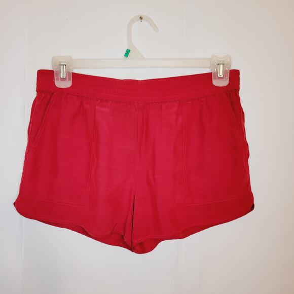 Joie Soft womens red silky shorts size XS - Picture 1 of 7